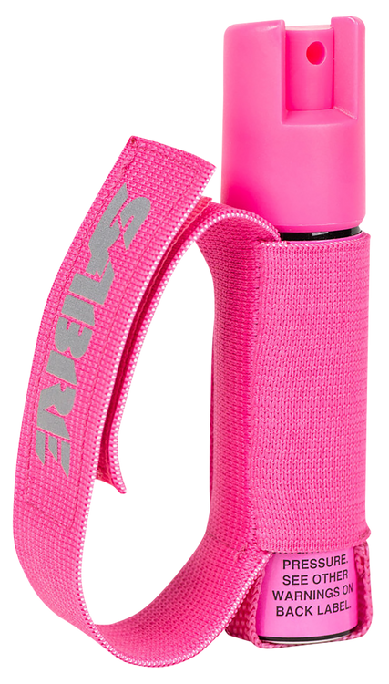 Sabre The Runner Pepper Gel 35 Bursts Range 12 ft Pink Features Adjustable Strap