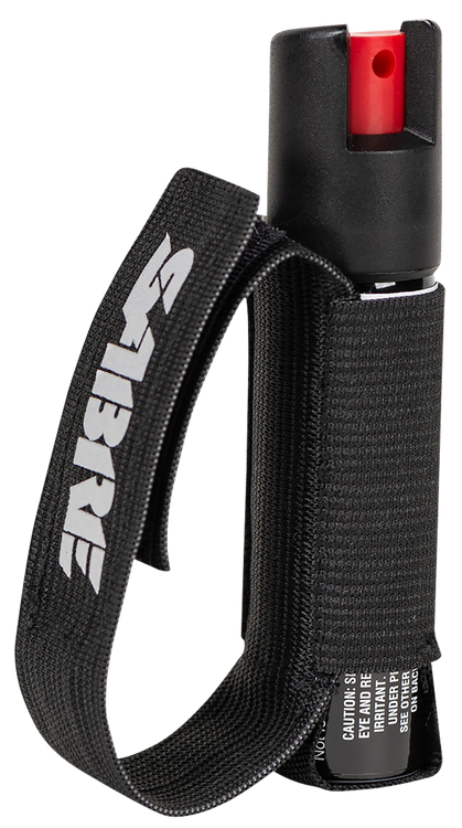 Sabre The Runner Pepper Gel 35 Bursts Range 12 ft Black Features Adjustable Strap