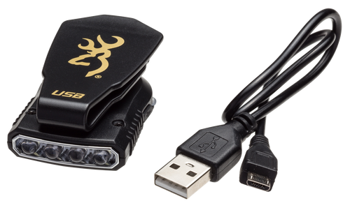 Browning Night Seeker 2 Cap Light 17/40 Lumens LED Polymer Black Rechargeable Li-ion