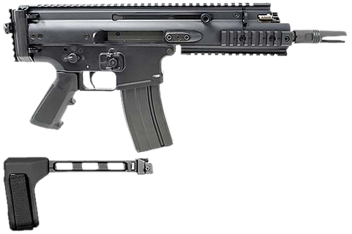 FN SCAR 15P 300 Blackout 30rd,7.50" Black Flat Dark Earth Picatinny Rail Aluminum Receiver SB Tactical Brace