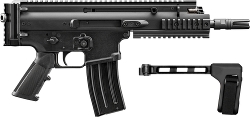 FN SCAR 15P 5.56x45mm 10rd,7.50" Black Anodized Picatinny Rail Aluminum Receiver SB Tactical Brace