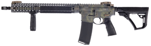 Daniel Defense DDM4V9 223 Rem/5.56mm, 16" Barrel, Mid-Length Gas, Cerakote Crocodile Rattlecan, 32rd