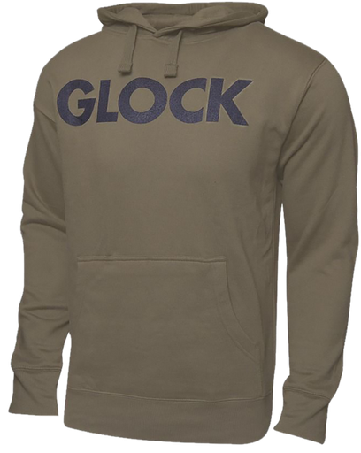 [764503058158] Glock AP95788 Traditional Hoodie Olive Drab Green Durable Soft Fabric Long Sleeve Medium