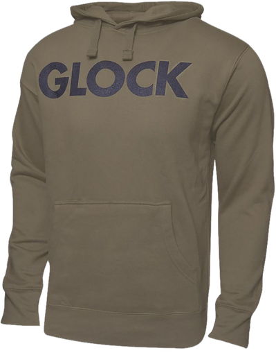 [764503058196] Glock AP95791 Traditional Hoodie Olive Drab Green Durable Soft Fabric Long Sleeve 2XL