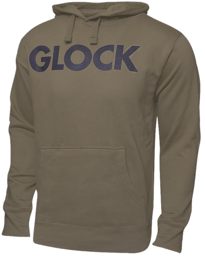[764503058141] Glock AP95787 Traditional Hoodie Olive Drab Green Durable Soft Fabric Long Sleeve Small