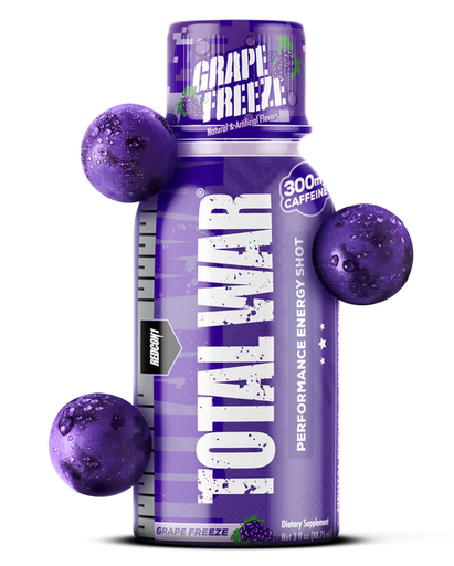 [810044577730] Redcon1 Total War Energy Shots Grape Freeze 12 Pack