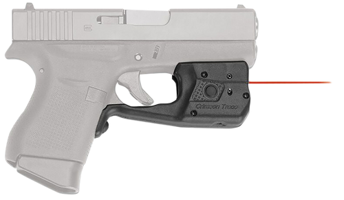 [610242006687] Crimson Trace LL803 Laserguard Pro 5mW Red Laser 633nM Wavelength & 50 ft Range with 150 Lumens White LED Light Black for Glock 43, 42, 48, 43X (Except Railed Variants)