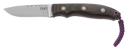 [794023286106] Columbia River Hunt'N Fisch, Fixed Blade Knife, 3" Blade, G10 Handle, Leather Sheath, 58-60/Satin Finish, 8Cr13MoVSteel, Plain Edge