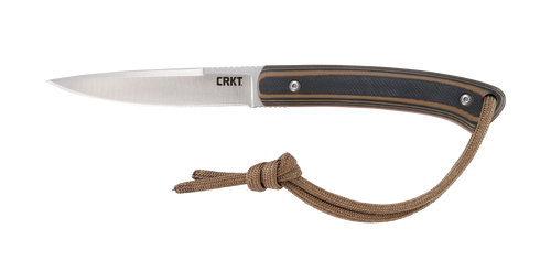 [794023238204] Columbia River BIWA, 3.02" Fixed Blade, Plain Edge, 8Cr13MoV Steel Blade, Satin Finish, G10 Handle, Thermoplastic Sheath