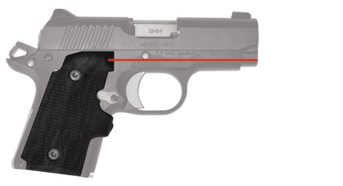 [610242007165] Crimson Trace LG409 Lasergrips 5mW Red Laser with 633nM Wavelength & Black for 9mm Kimber Micro