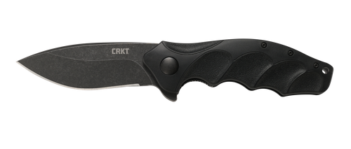 [794023008241] Columbia River FORESIGHT, 3.53" Folding Knife Liner Lock, Plain Edge, 1.4116 Steel Blade, Stonewash Finish, Glass-Reinforced Nylon Handle, Assisted Opening IKBS