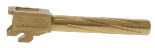[788130031513] Rival Arms Precision Drop-In Barrel 9mm 3.90" Gold PVD Finish 4340H Steel Material for Sig P320 Full Size