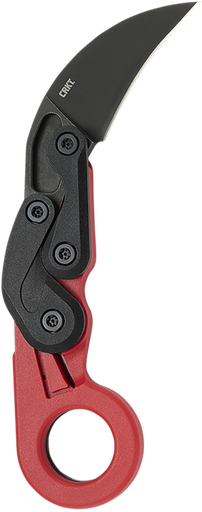 [794023404142] Columbia River Provoke Red, Folding Knife, Plain Edge, 1.4116 Steel Blade, Stonewash Finish, Red Grivory Handle, 2.47" Blade Length, Liner Lock