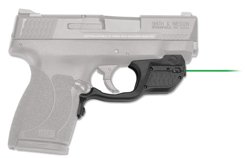 [610242008032] Crimson Trace LG485G Laserguard 5mW Green Laser for 532nM Wavelength & 50 ft Range Black for 45 ACP S&W M&P Shield