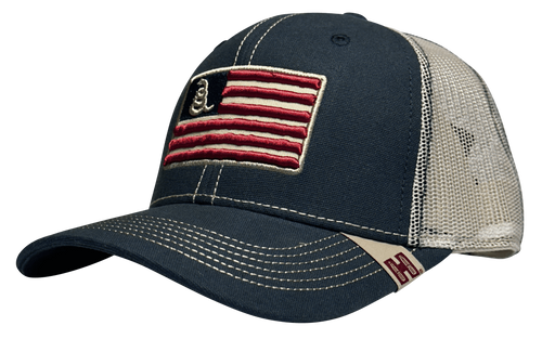 [784802333107] Hornady Gear Navy Trucker Gadsden Flag