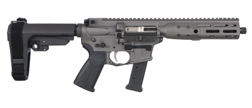 [850058027364] LWRC IC-9 9mm 8.50" Threaded Barrel, Pistol Tube, Black, ICP9TG8SBA3