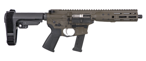 [850058027357] LWRC IC-9 9mm 8.50" Threaded Barrel,  Olive Drab, Pistol Tube, ICP9PBC8SBA3