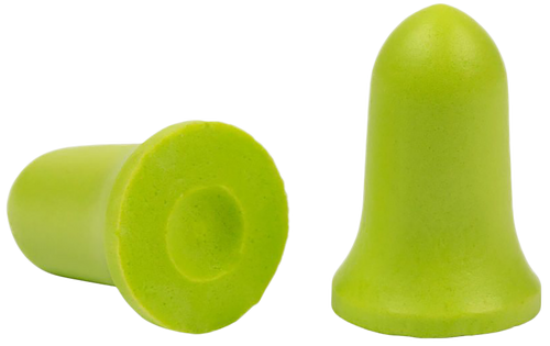 [026509077695] Allen ULTRX Tapered Foam Plugs, NRR 32dB, Lime Green, 6 Pairs