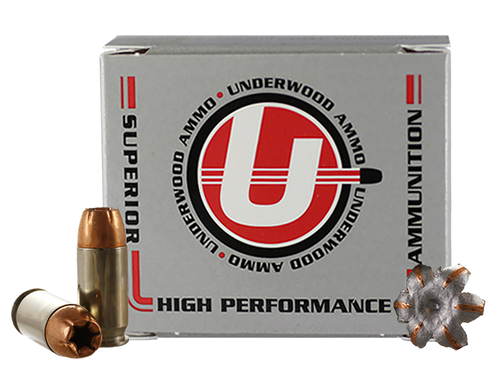 [816874020293] Underwood Ammo 45ACP+P 230gr Jacketed Hollow Point 20rd Box