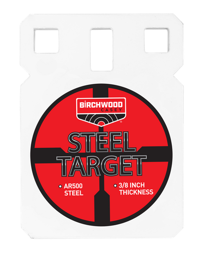[888151081884] Birchwood Casey Centerfire Target 3/8" AR500 Steel 4" Square Gong