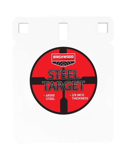 [888151041550] Birchwood Casey Centerfire Target 3/8" AR500 Steel 8" Square Gong