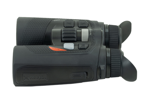 [850048751514] NOCPIX Quest H50R, Thermal Binocular, 4X Native Magnification, 8X Digital Zoom, 50mm Objective Lens, 1000 Yard Laser Range Finder, 12 Micron, 640x512 (60 Hz) , Matte Finish, Black