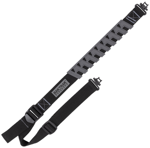 [026509079347] Allen TRAK Web Sling, Molded BAKTRAK Pad, Matte Finish, Black, Includes Sling Swivels