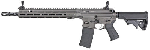 [850058027814] LWRC .223 Rem/5.56 NATO, 14.7" Barrel, Tungsten Gray, SBR