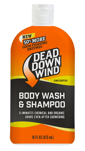 [854182006783] Dead Down Wind 121618 Shampoo/Body Wash Odor Eliminator Unscented Scent 16 oz