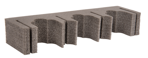 [026509061588] Allen Firearm & Fishing Rod Magnetic Holder 3 Rifle/Shotgun, 4 Fishing Rods Black Metal/Foam