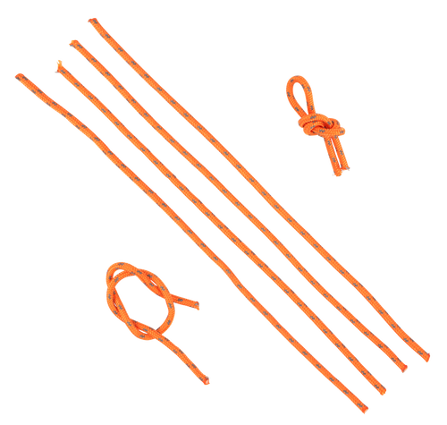 [026509063995] Allen Flagging Cord Orange Polyester Reflective 10" Long 6 Cords