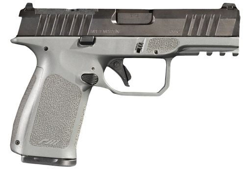[860011577386] Rost Martin RM1C *CA Compliant* Compact 9mm 4" Match Grade Barrel, Black Tenifer Steel Optic Ready/Serrated Slide, Stone Gray Polymer Frame 2 10rd Mags