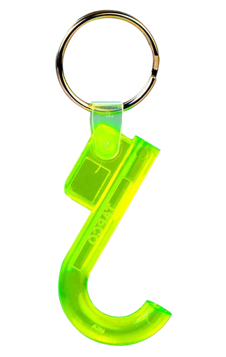 [810122800804] Tapco Keychain Bore Light Neon Green