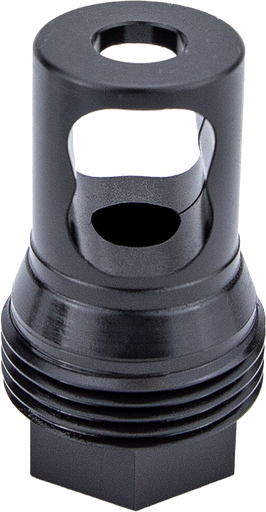 [810042350021] KGM Suppressors R50T Taper Muzzle Brake Black Nitride Steel 3/4"x24 Threads