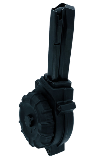 [708279015199] ProMag 50rds Drum 9mm Fits CZ-75 Black Polymer