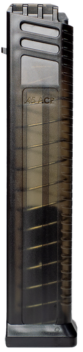 [8588005940344] Grand Power Magazine, Stribog, 45 ACP, 10 Round, Fits SP45A3, Translucent Clear