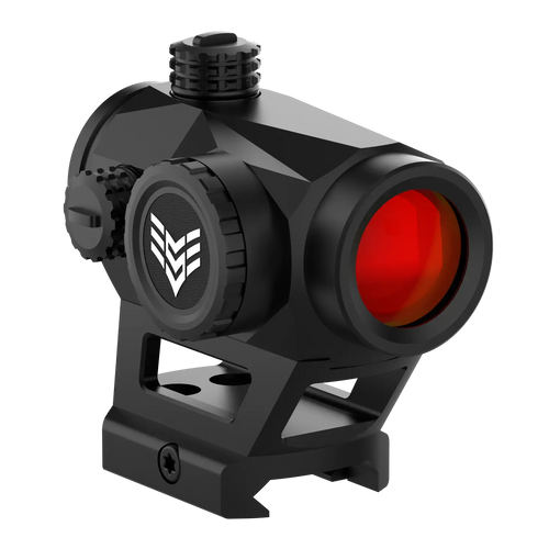 [889157002767] Swampfox Optics Liberator II Black 1x 22mm 2 MOA Multi-Reticle Red Reticle