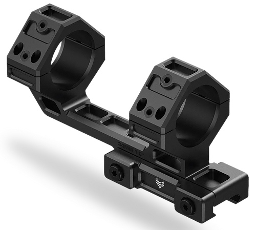 [889157002200] Swampfox Optics Hostile Engagement Mount Black 7075 Aluminum 30mm Tube