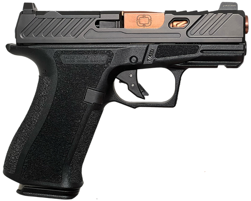 [810120315225] Shadow Systems CR920X Elite 9mm, 3.4" Bronze Spiral Barrel, Elite Nitride Slide, Optics Ready, Tritium Night Sights, 2x15rd Mags