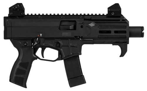 [806703914305] CZ Scorpion 3+ Micro 9mm, 4.2" Threaded Barrel, M-Lok, Rail, Black, Ambi, 20rd