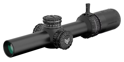 [889157002071] Swampfox Optics Arrowhead Black 1-8x24mm 30mm Tube Guerrilla Dot BDC Green Reticle