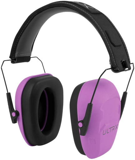 [026509076704] Allen ULTRX Shield Passive Muffs, Earmuff, NRR 23dB, Plum