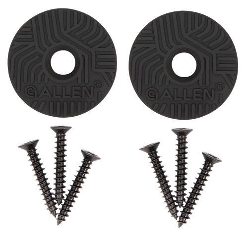 [026509060277] Allen Disc Gun & Tool Magnet Set Black Metal Screw On 2 pk