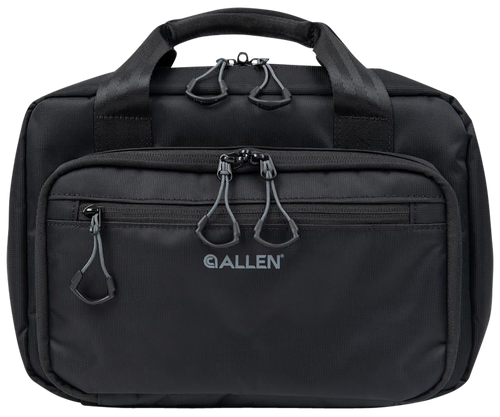 [026509067757] Allen Double Pistol Bag Black Nylon Holds 2 Handguns