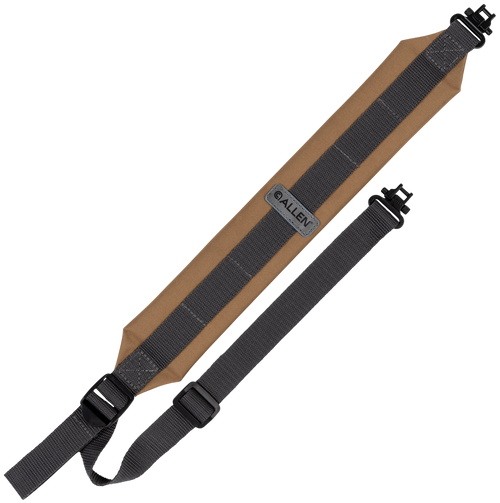 [026509079446] Allen Endura Sling, Rugged Fabric Construction, Matte Finish, Flat Dark Earth and Gray, Includes Sling Swivels