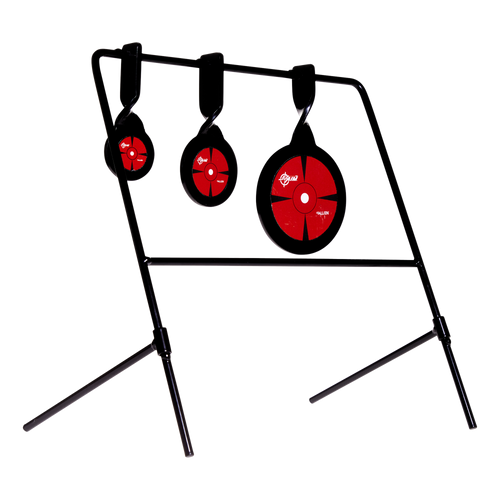 [026509057475] Allen EZ Aim Triple Deflector Spinner Target System Rimfire/Air Gun Black Paddle Red Target Steel