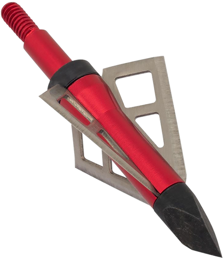 [026509033745] Allen Photon Broadhead Stainless Steel Blades Red 3 Pack