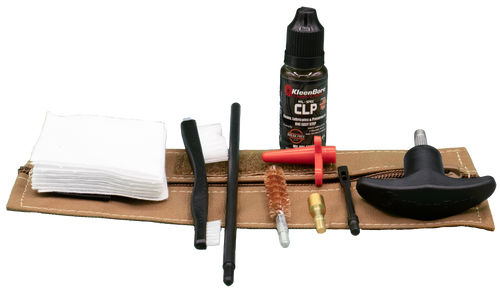 [026249005828] Kleen-Bore Compact Military/LE 9mm Handgun Tactical Kit, Cleaning Kit, Fits 9mm, Coyote Case