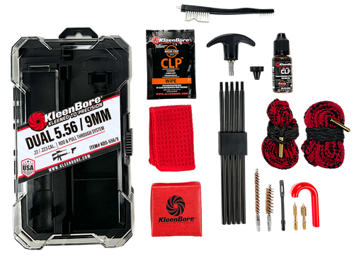 [026249005781] KleenBore Dual System Cleaning Kit 5.56/22/223  Dual Rod Rope Pull Through
