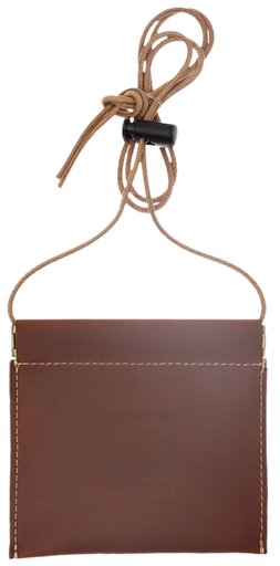 [710617657008] Riven Leather Diaphragm Call Pouch/lanyard